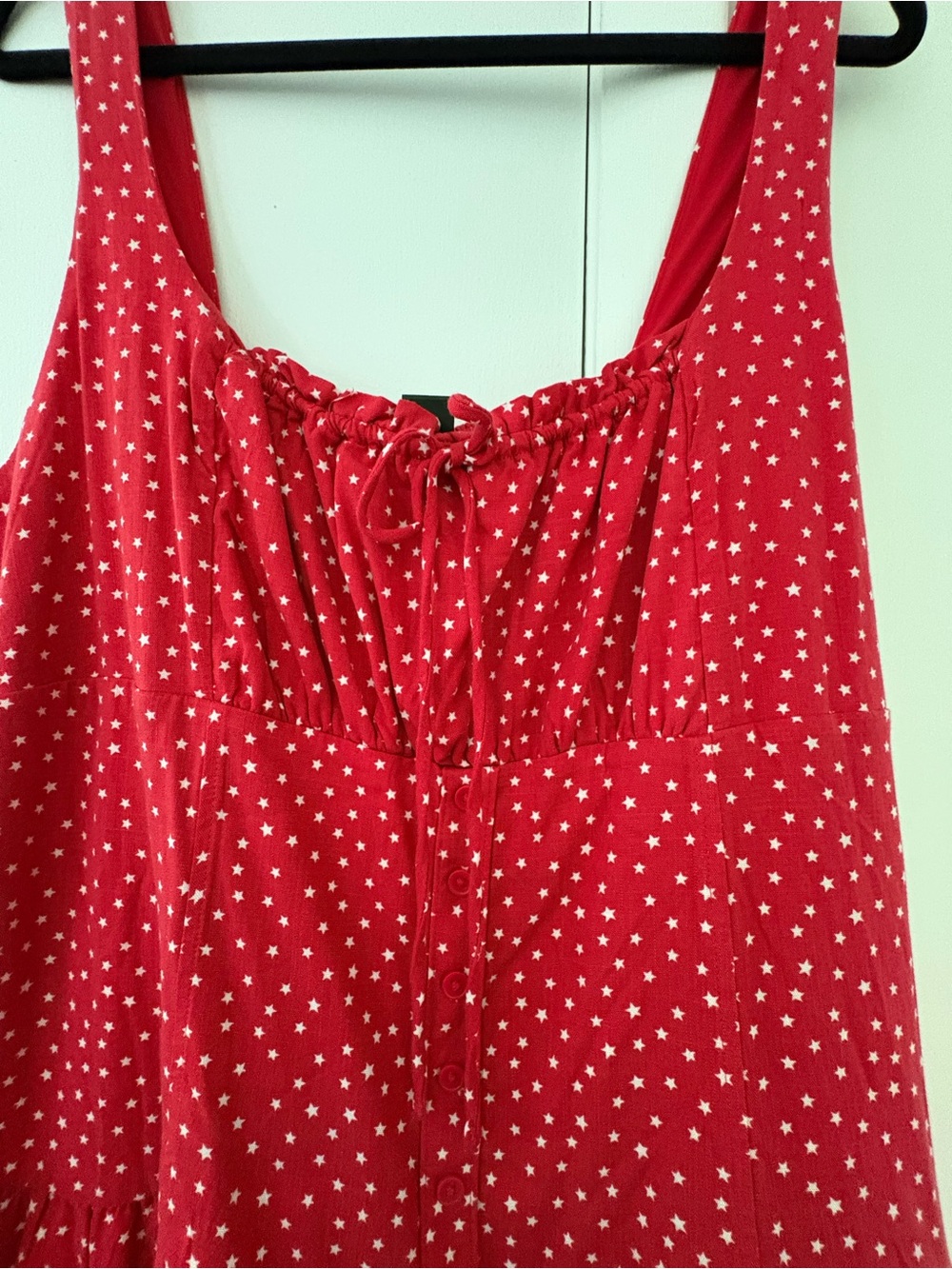 NWT size XXL Red and White Star Dot Sundress from Wild Fable - Picture 2 of 4